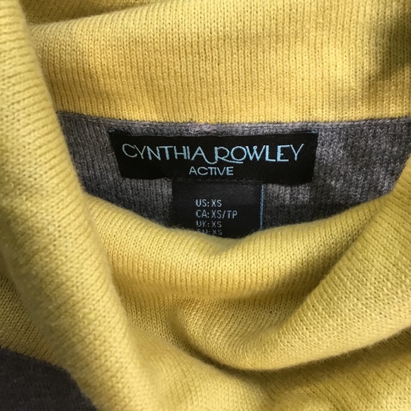 New Cynthia Rowley Active gray knit tunic top XS - Picture 3 of 7
